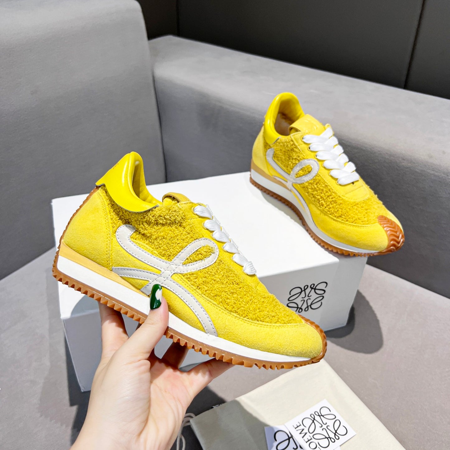 LOEWE 2022 Latest Colorways and Full Collection of Training Shoes Yellow