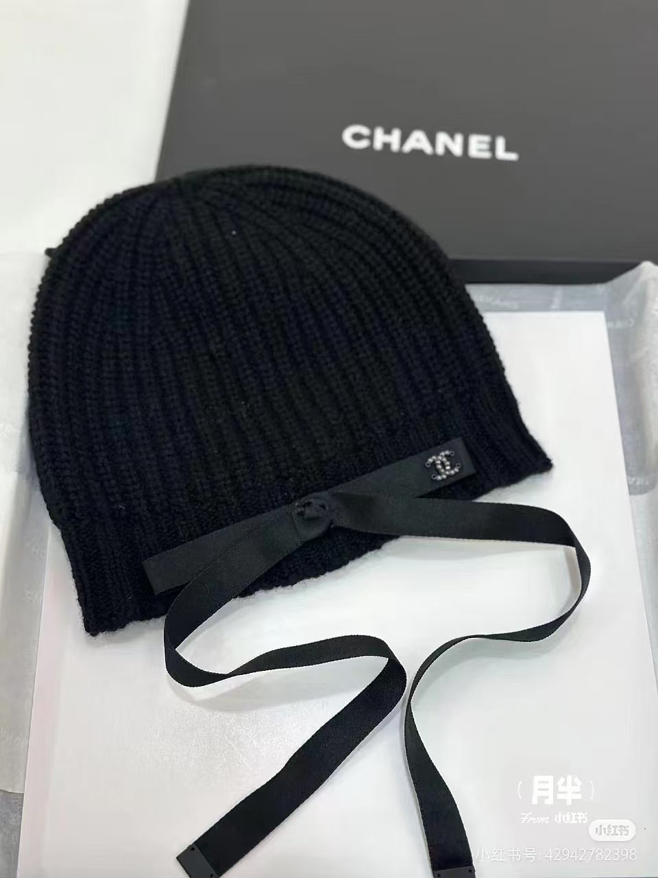 Chanel Cap – CHANEL Cashmere and Wool Knit Hat