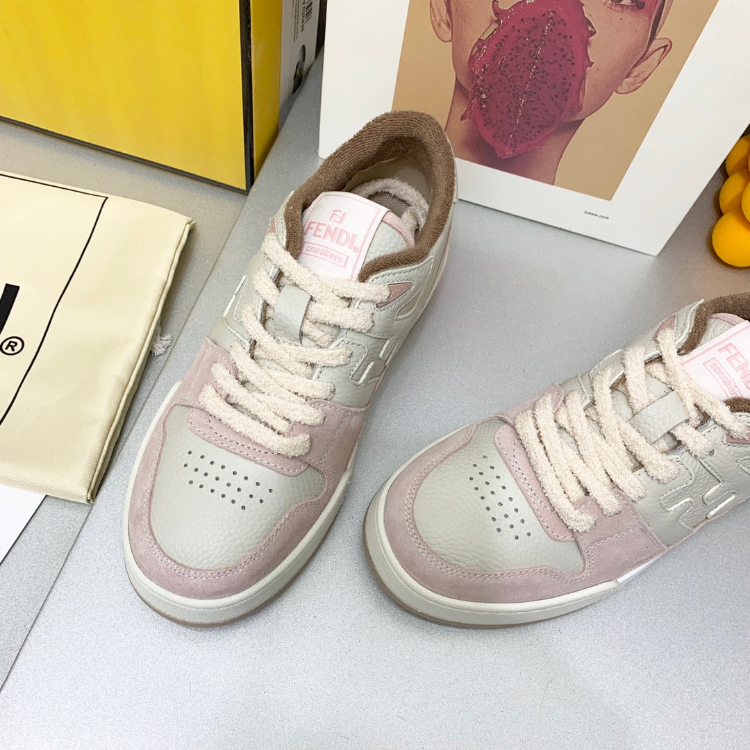 FENDI Match Couple's Retro Sport Sneakers