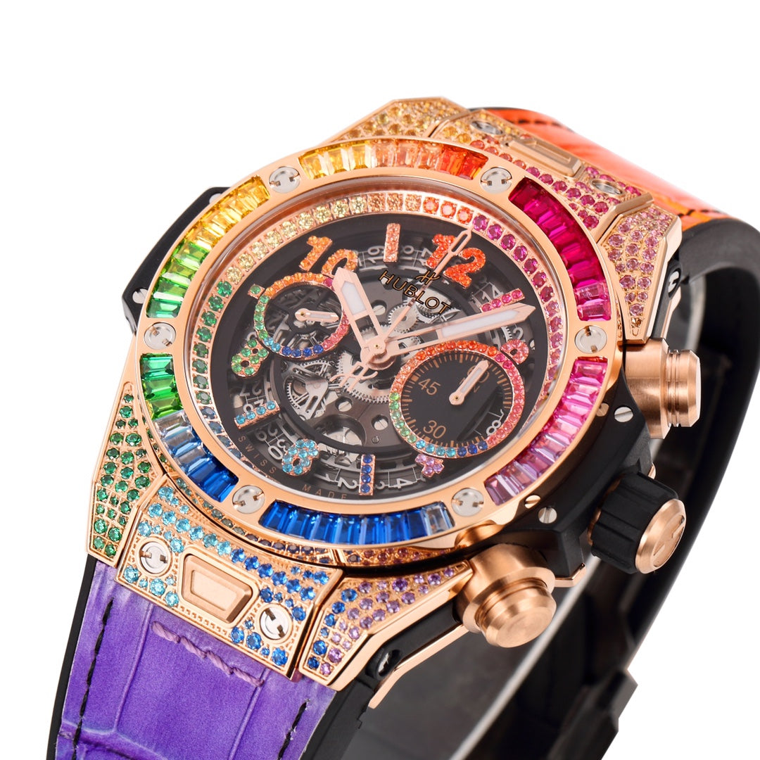 Hublot Big Bang Unico – Rainbow Gemstone Edition