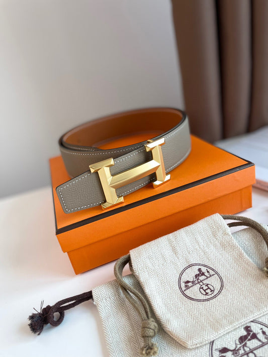 Hermès Belt – Epsom Calf Leather & Stainless Steel Hardware