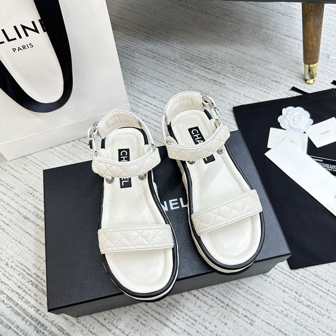 CHANEL 2024 Runway Platform Sandals – Limited Edition