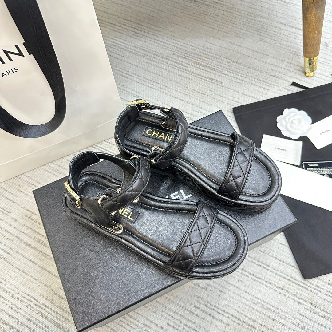 CHANEL 2024 Runway Platform Sandals – Limited Edition