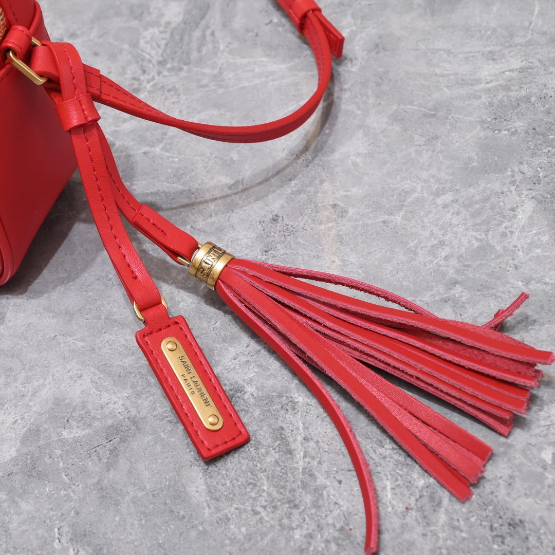 Lou Camera Bag – Leather with Hardware | 100% Italian Calfskin