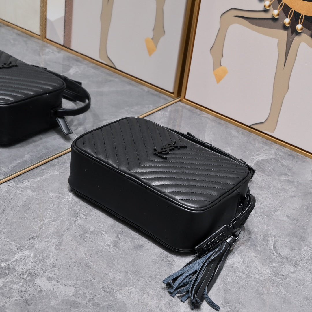 Lou Camera Bag – Leather with Hardware | 100% Italian Calfskin