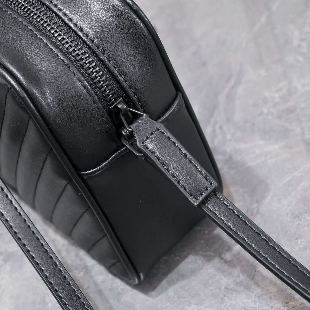Lou Camera Bag – Leather with Hardware | 100% Italian Calfskin