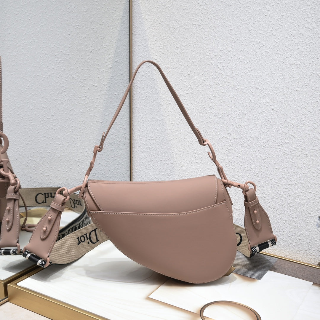 Dior Saddle Bag – Large Matte Series | Black, White, Nude, Gray