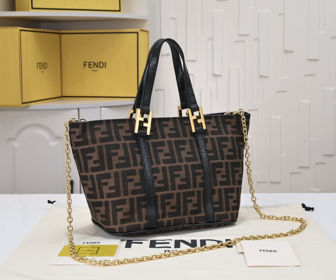 FENDI Vintage Monogram Dumpling Bag 7716