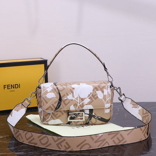 FENDI Baguette Medium Embroidered Bag