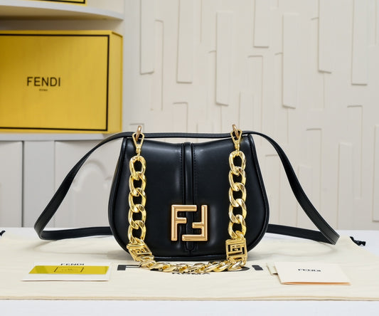 FENDI C'Mon Mini Bag 6651 with Chain bl