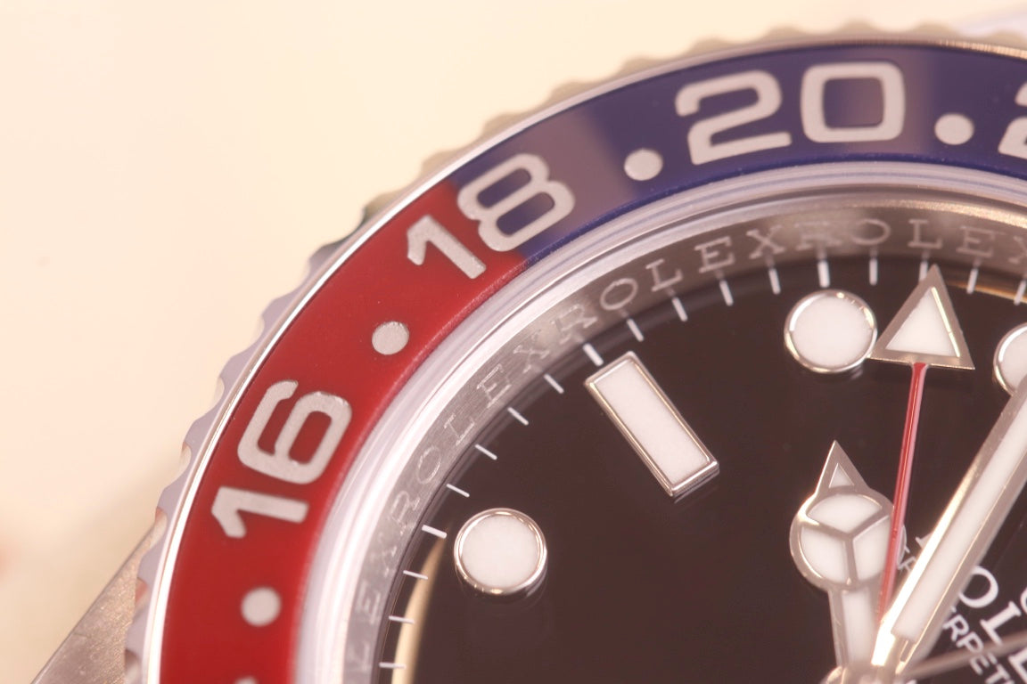 GMT “Pepsi Bezel” Edition – Integrated Movement, 904L Steel Upgrade