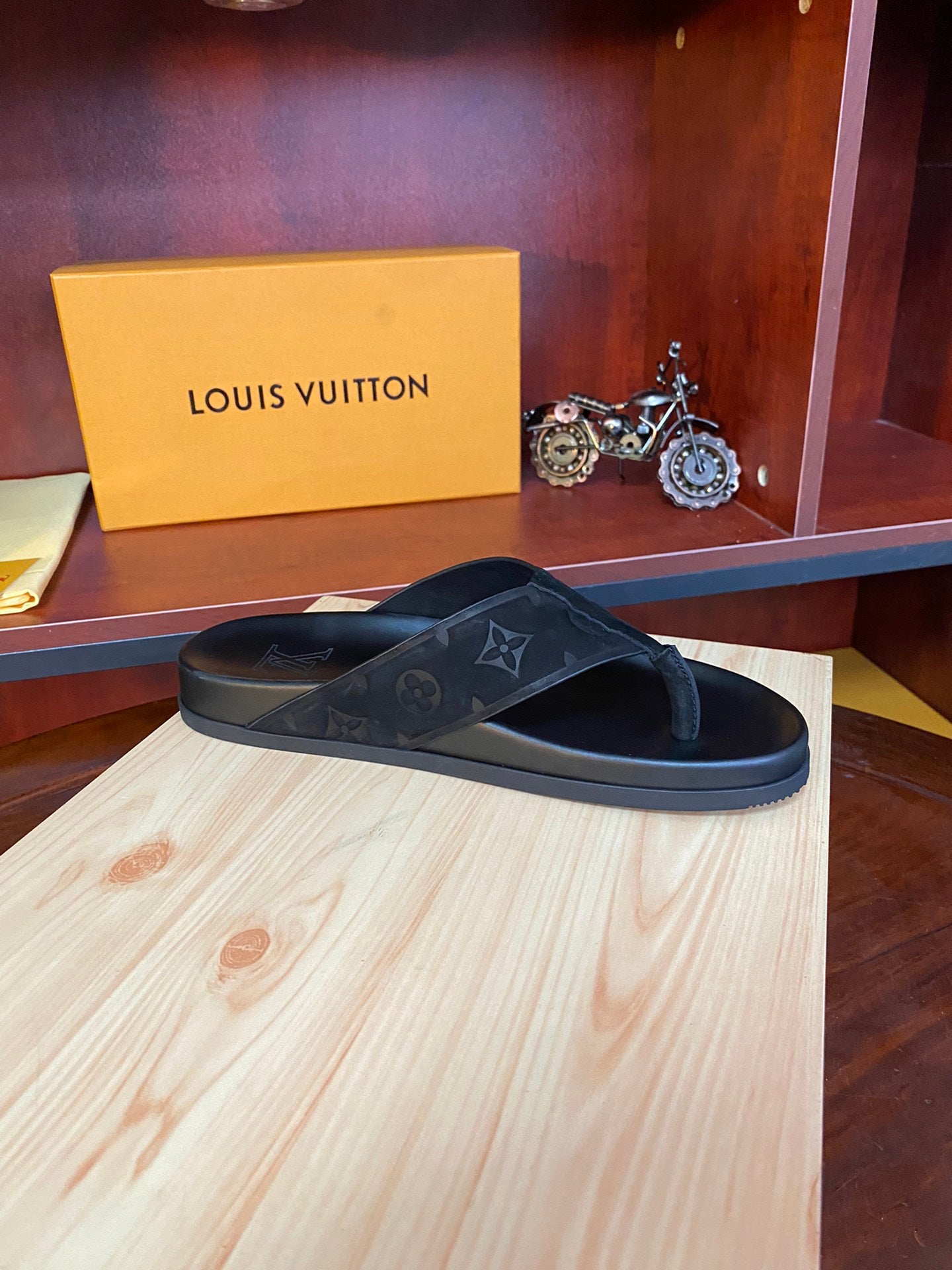 LV-Inspired Sandals
