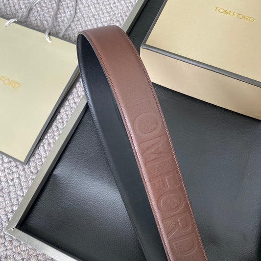 Tom Ford Men's Reversible Leather Belt