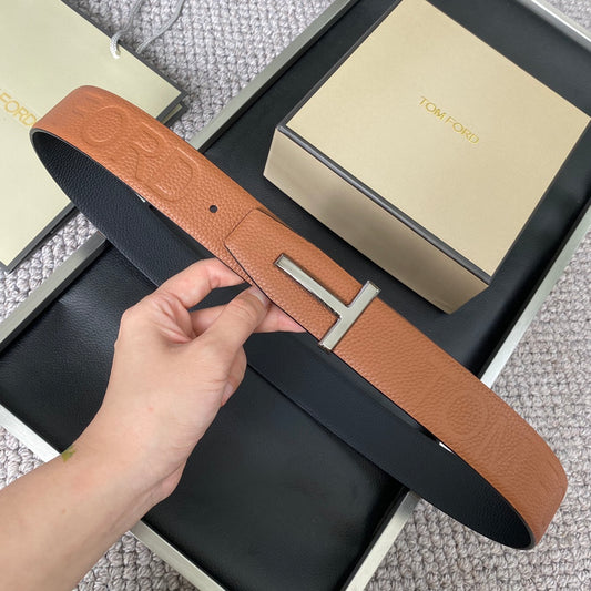 Tom Ford Men's Reversible Leather Belt