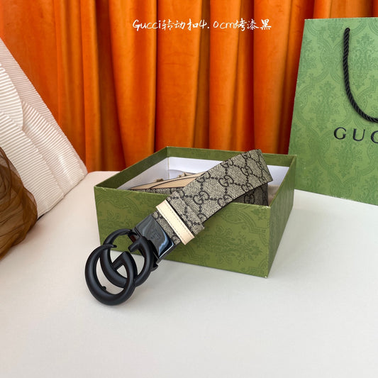 Gucci New PVC Printed Belt