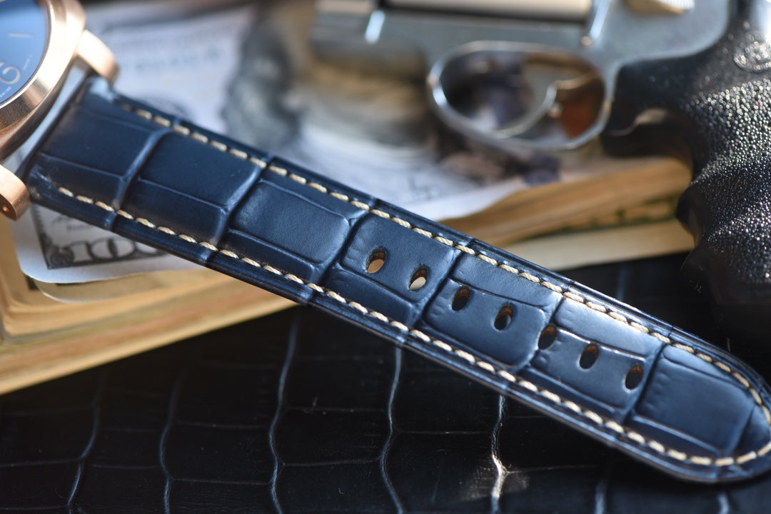 PAM1114 – 44mm Rose Gold & Blue Dial Automatic Watch