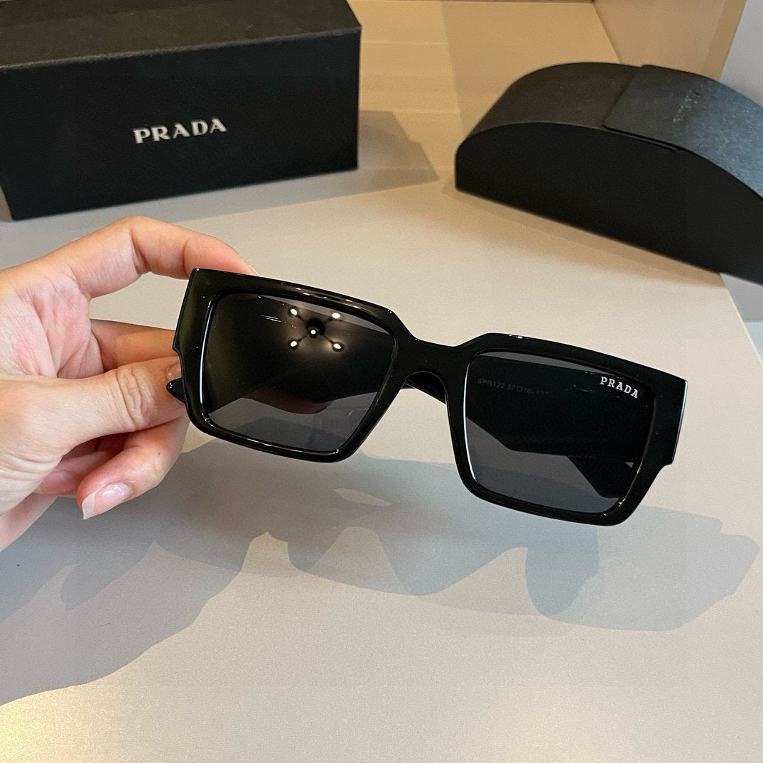 Prada High-End Unisex Sunglasses – UV Protection & Face-Shaping