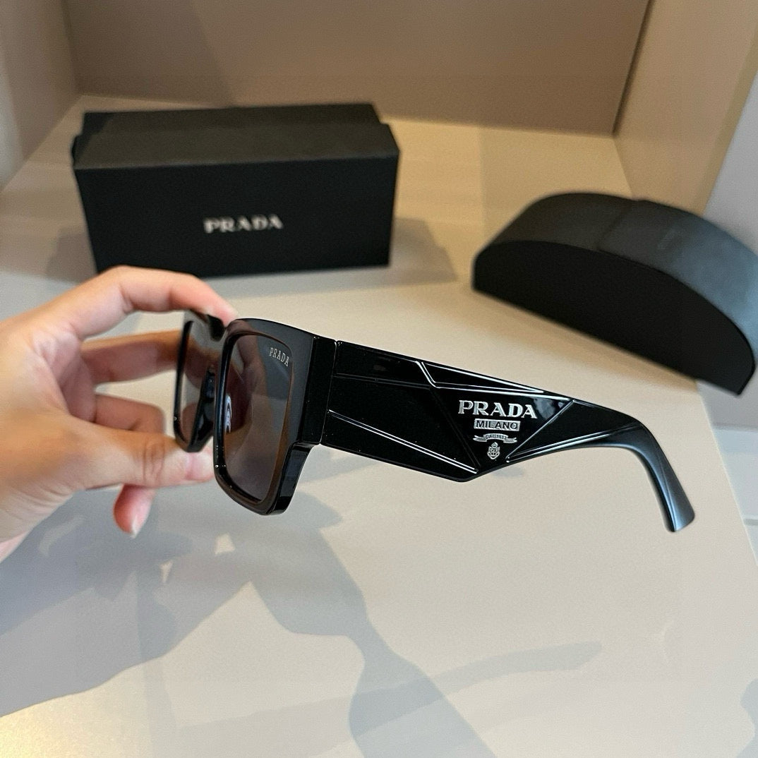 Prada High-End Unisex Sunglasses – UV Protection & Face-Shaping