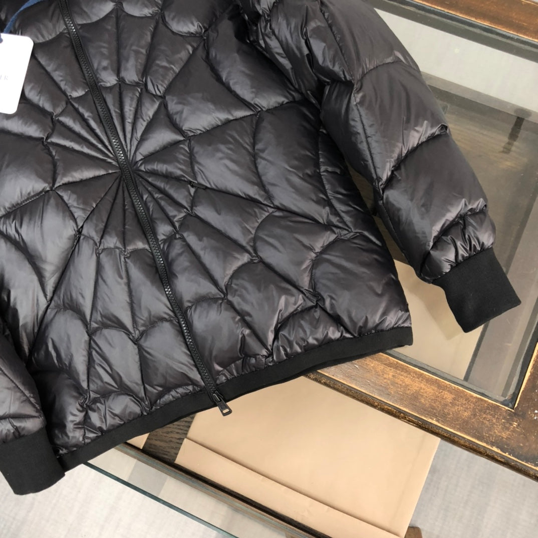 Moncler-Inspired Violier Spider Web Quilted Down Jacket for Men
