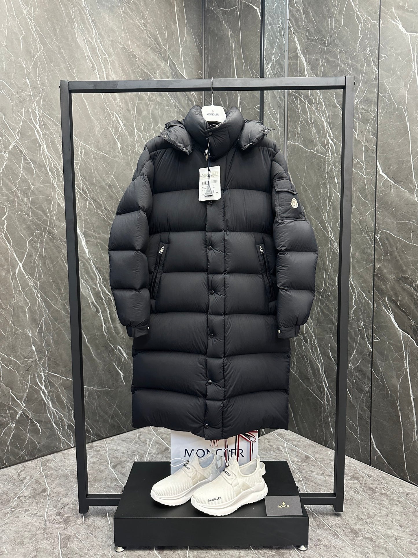 Moncler-Inspired Hanoverian Long Down Jacket – Matte Finish Unisex