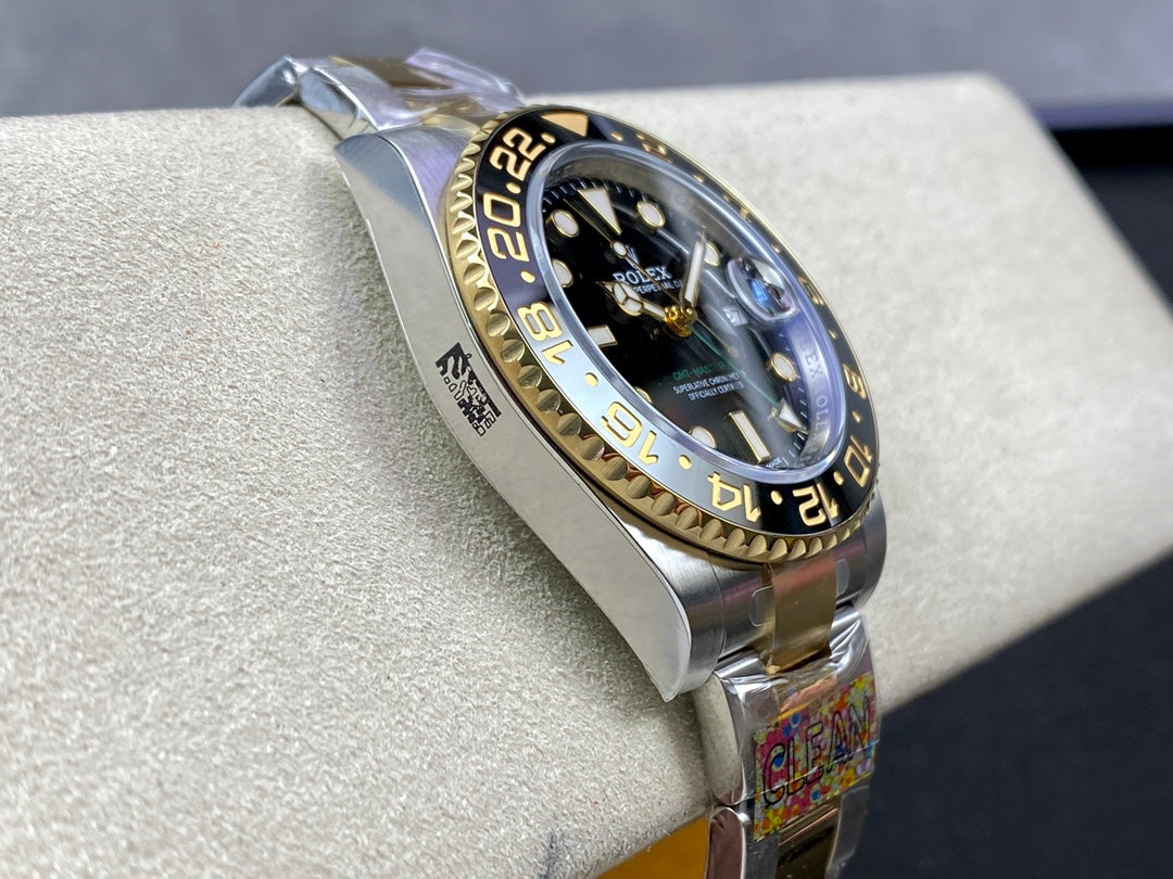 Super Clean Factory GMT 116713LN Two-Tone | 904L Steel | Ceramic Bezel | 3186 Movement