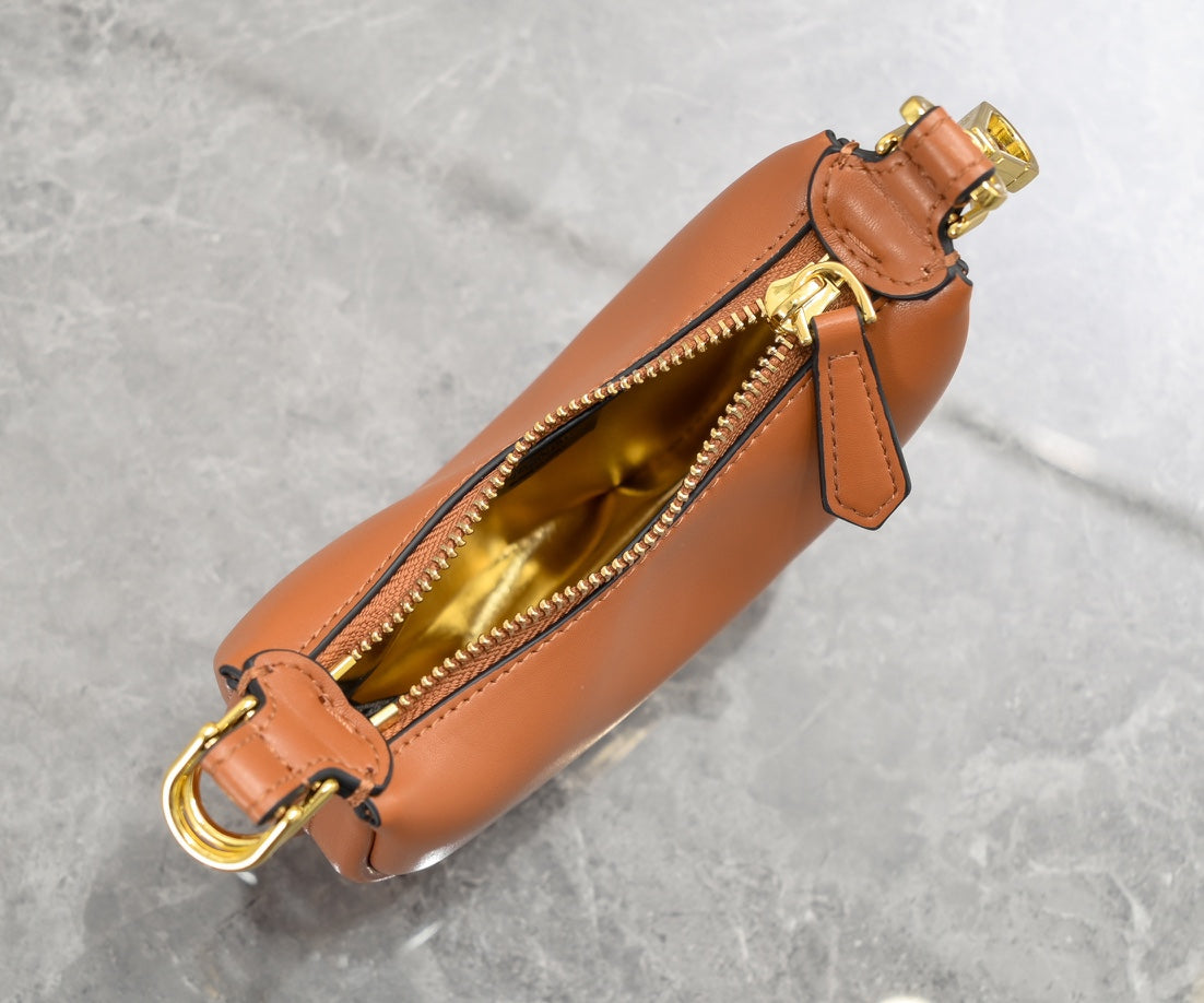 FENDI Praphy Crescent Shoulder Bag – Model 2186