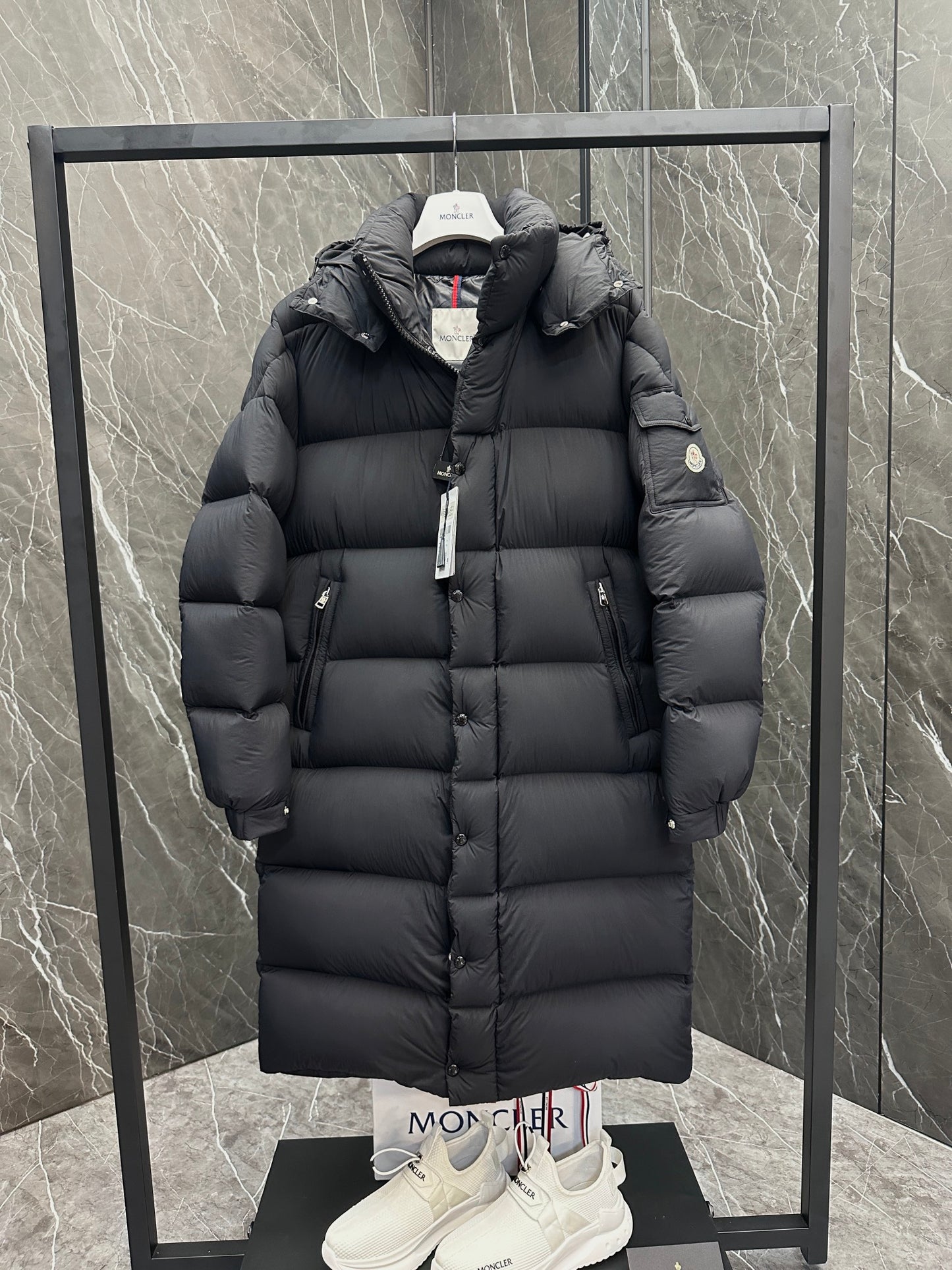 Moncler-Inspired Hanoverian Long Down Jacket – Matte Finish Unisex