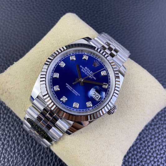 Super Clean Datejust 126334 Moissanite Dial Markers | 41mm | Super 3235 | 904L Steel