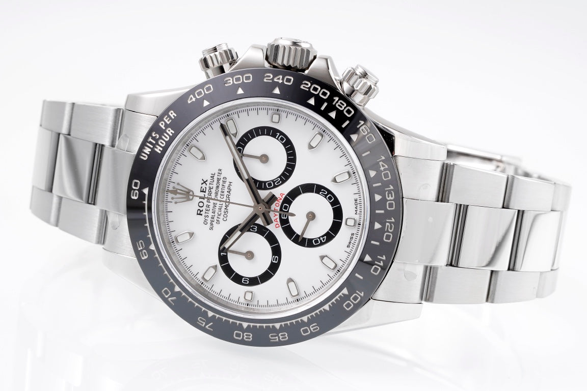 Clean Factory Daytona 116500LN White Dial | Black Bezel | Cal. 4130 | 904L Steel