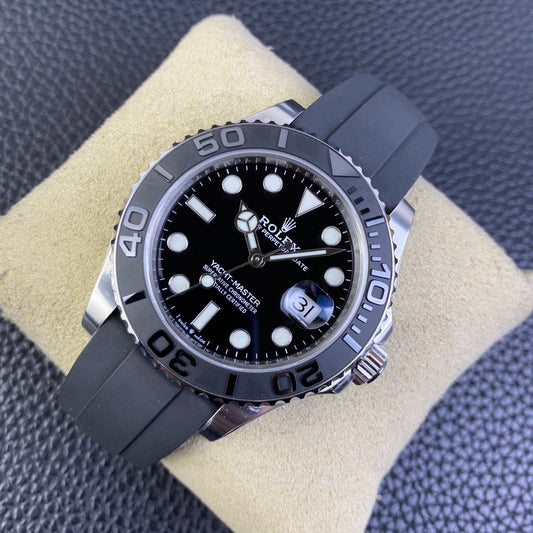 Super Clean Factory Yacht-Master 226659 | 42mm White Gold Style | 3235 Movement | Rubber Strap