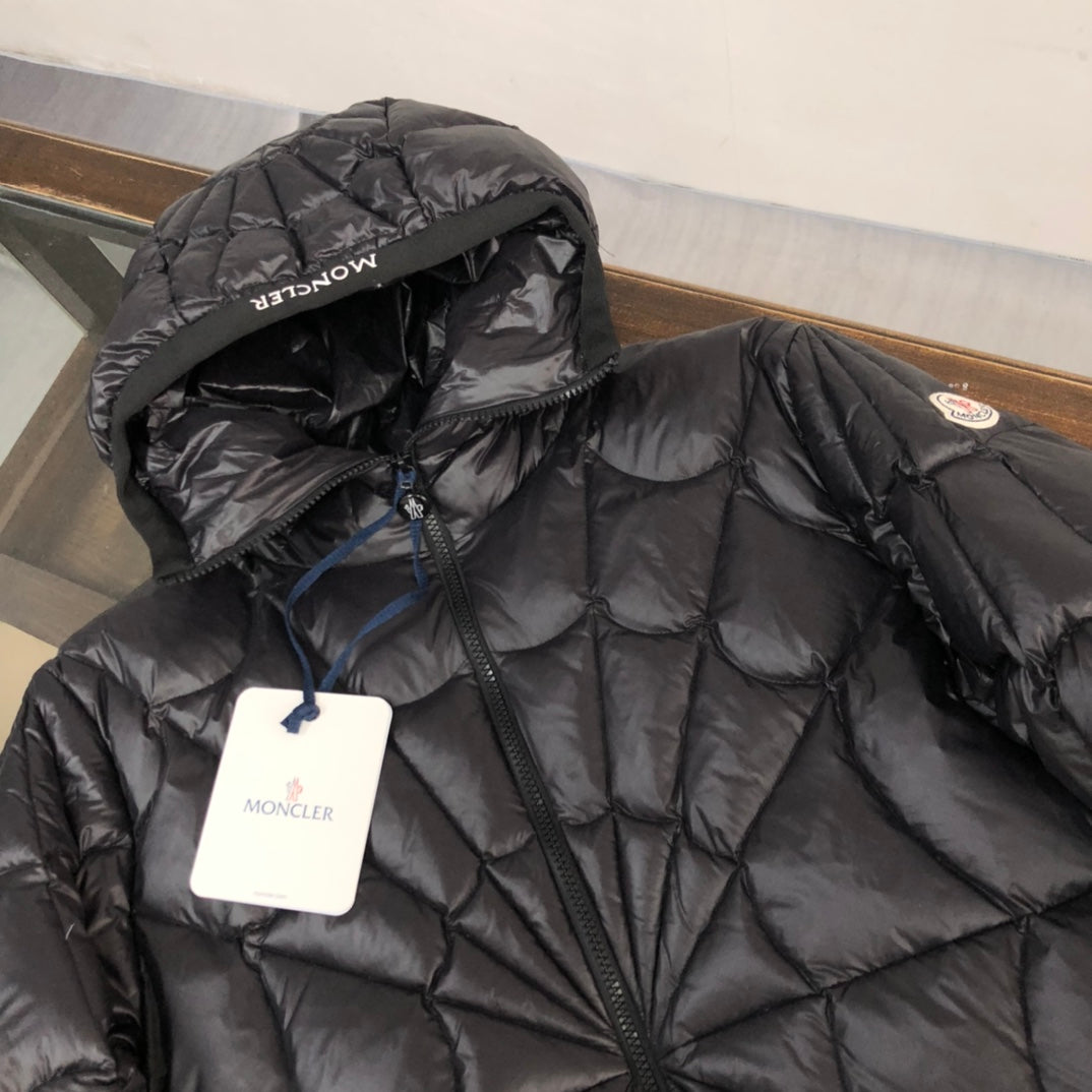 Moncler-Inspired Violier Spider Web Quilted Down Jacket for Men