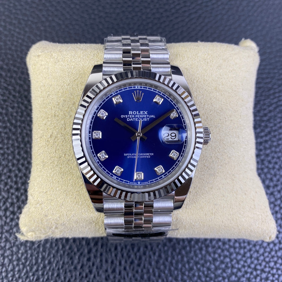Super Clean Datejust 126334 Moissanite Dial Markers | 41mm | Super 3235 | 904L Steel