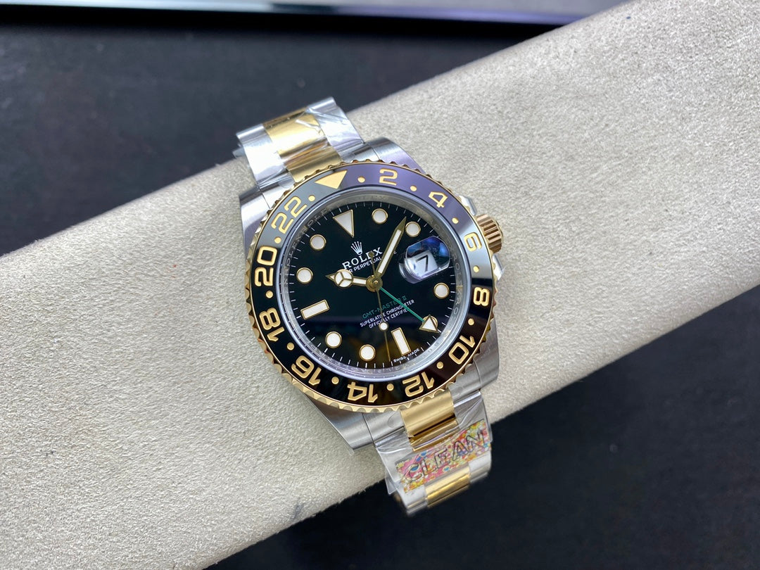 Super Clean Factory GMT 116713LN Two-Tone | 904L Steel | Ceramic Bezel | 3186 Movement