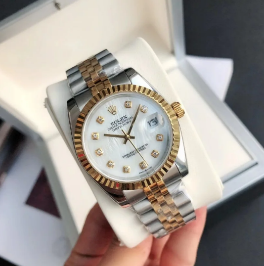 Timeless Grace in Rose Gold and Steel