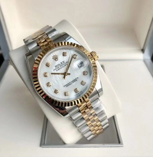 Timeless Grace in Rose Gold and Steel