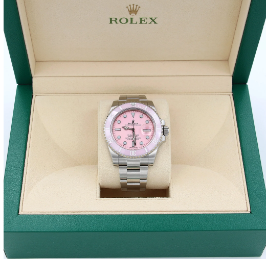 Submariner – Custom Pink Dial Rolex-Style Watch
