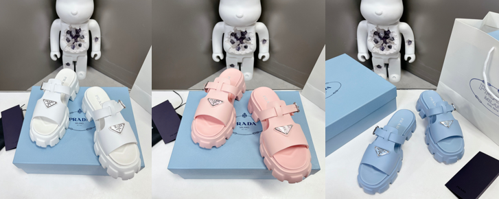 Prada 2023 Spring/Summer Chunky Rubber Sandals