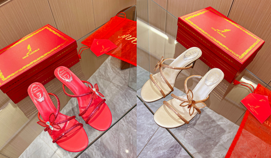 Rene Caovilla 2023 Buttreflower Crystal Sandals – Spring Butterfly Edition