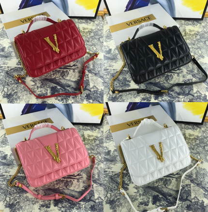 Virtus Quilted Leather Bag – Roman Power, Runway Elegance
