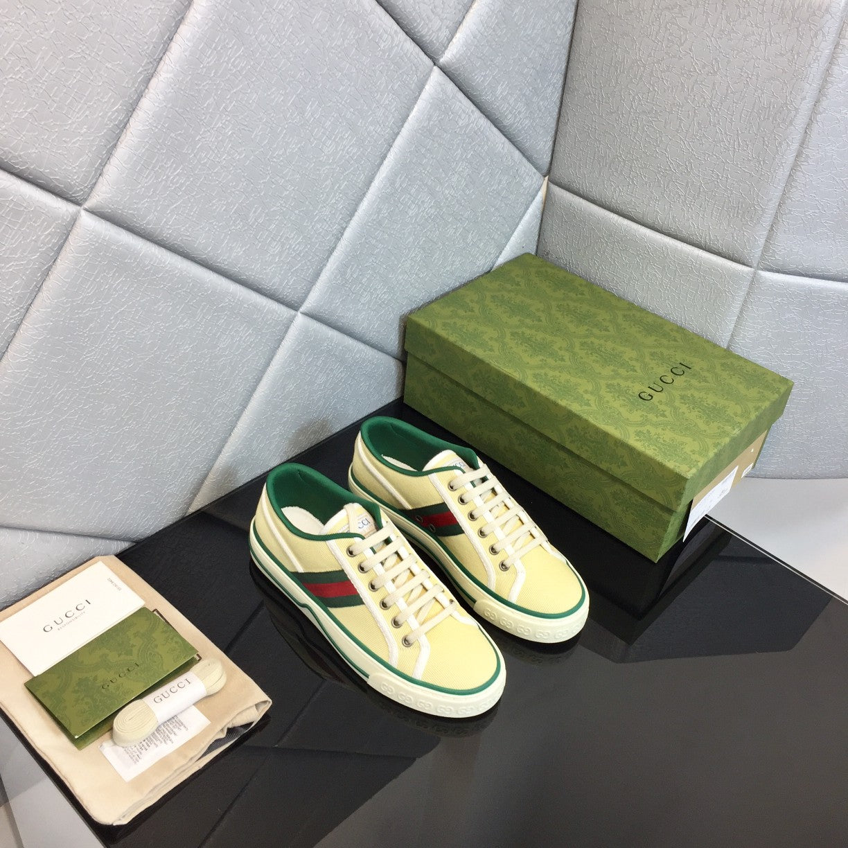 Gucci 1977 Classic Low-Top GG Canvas Sneakers
