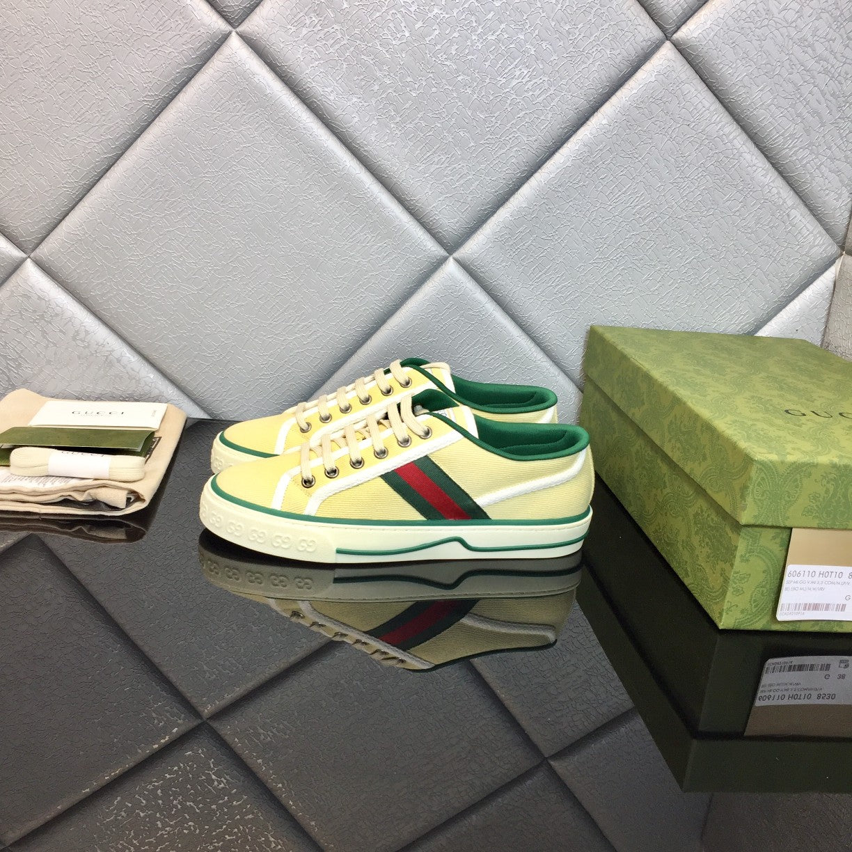 Gucci 1977 Classic Low-Top GG Canvas Sneakers