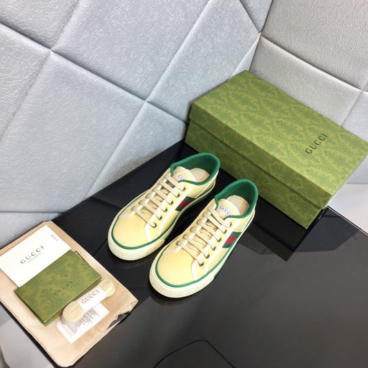 Gucci 1977 Classic Low-Top GG Canvas Sneakers