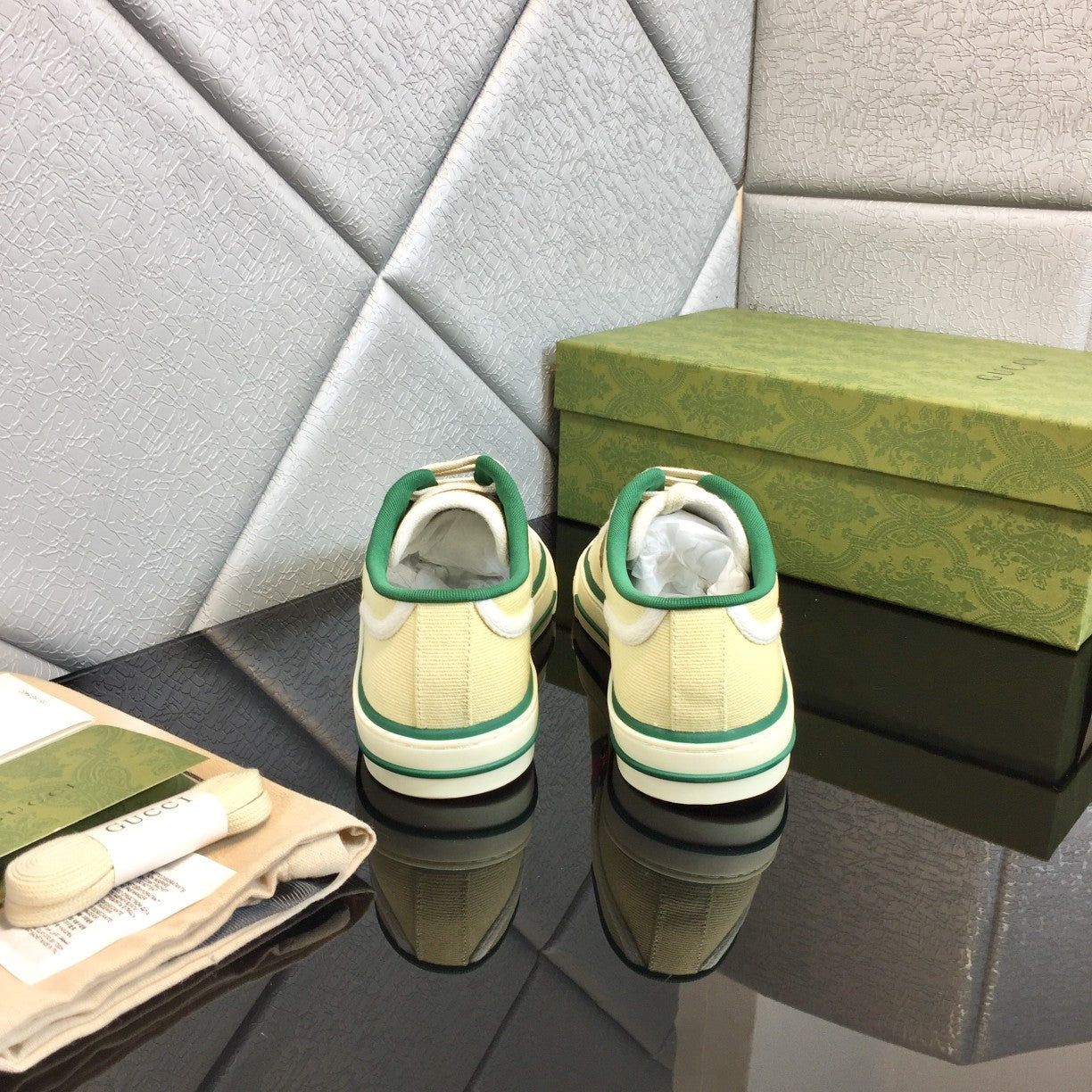 Gucci 1977 Classic Low-Top GG Canvas Sneakers