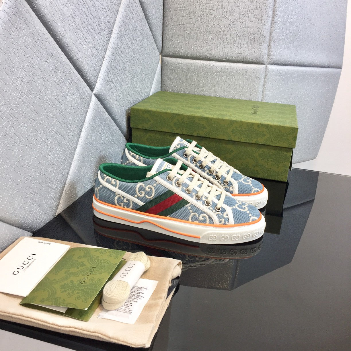 GUCCI 1977 Low-Top GG Canvas Sneakers – 2020 Classic Release