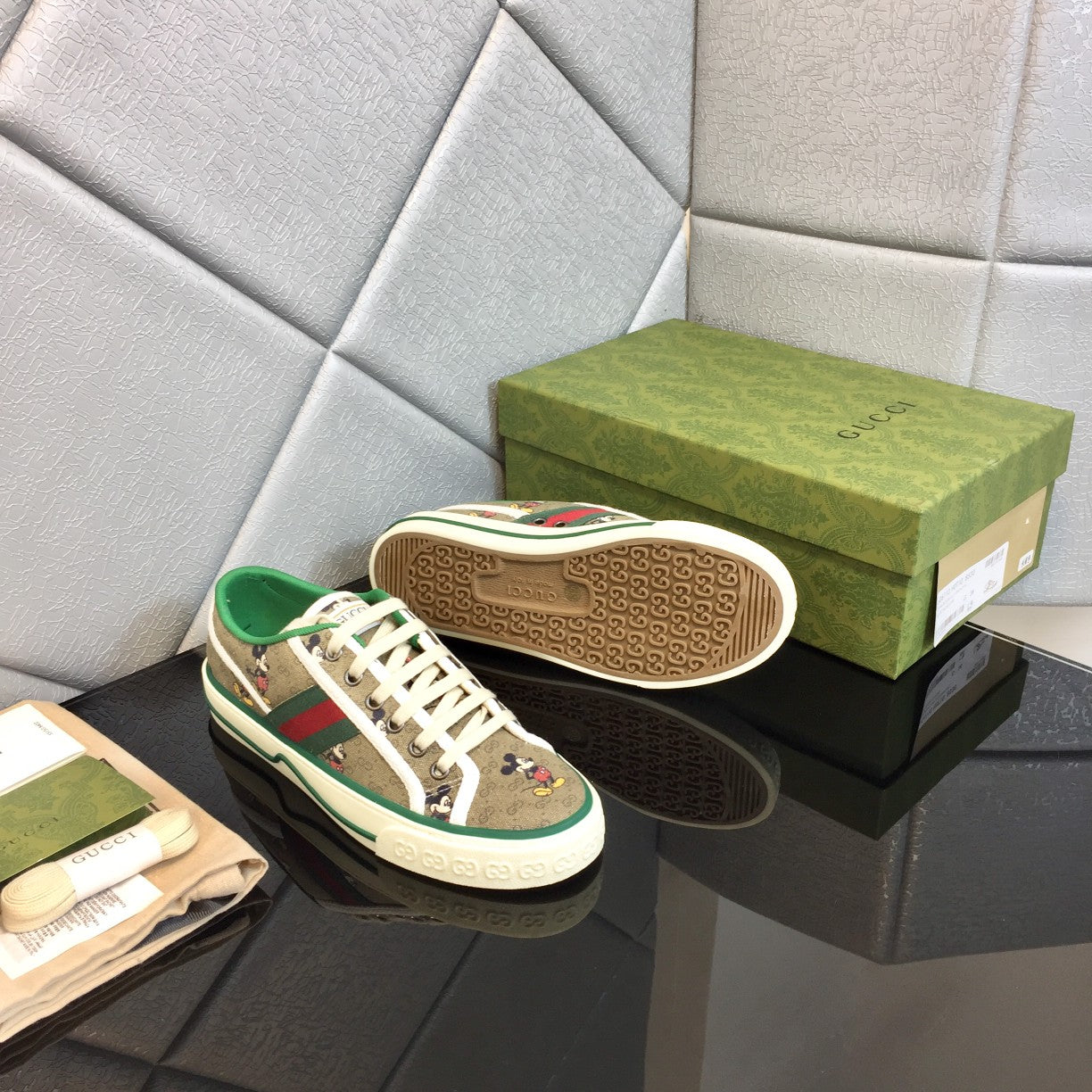 GUCCI 1977 Low-Top GG Canvas Sneakers – 2020 Edition