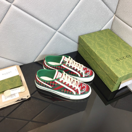 GUCCI 1977 Low-Top GG Canvas Sneakers – 1:1 Original Design