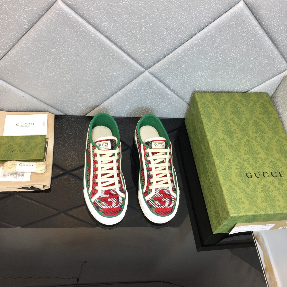 GUCCI 1977 Low-Top GG Canvas Sneakers – 1:1 Original Design