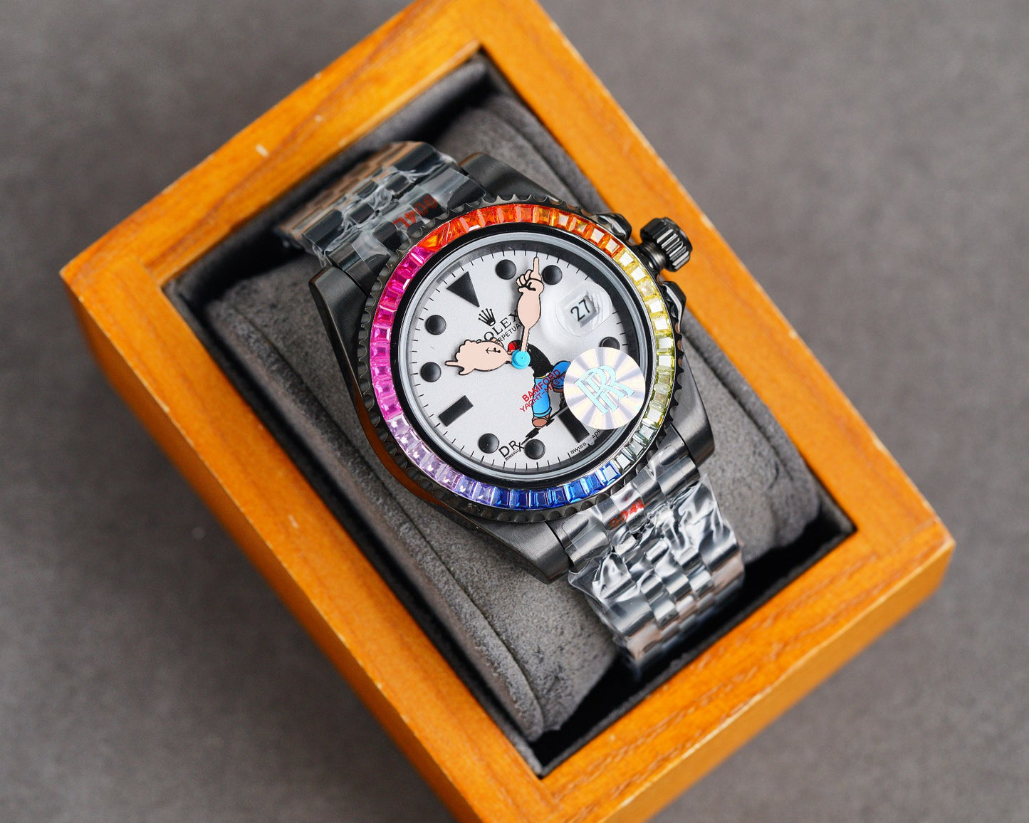 Rolex Yacht-Master – Rainbow Bezel Limited 1:1 Replica