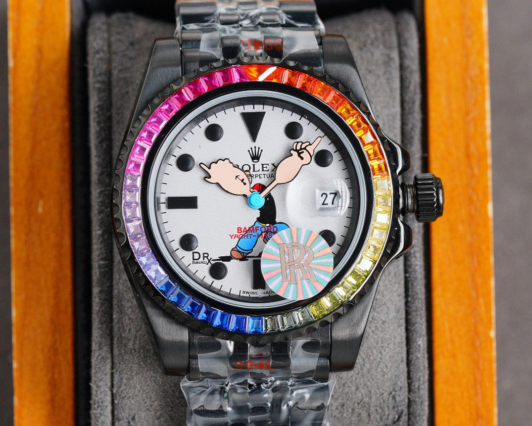 Rolex Yacht-Master – Rainbow Bezel Limited 1:1 Replica