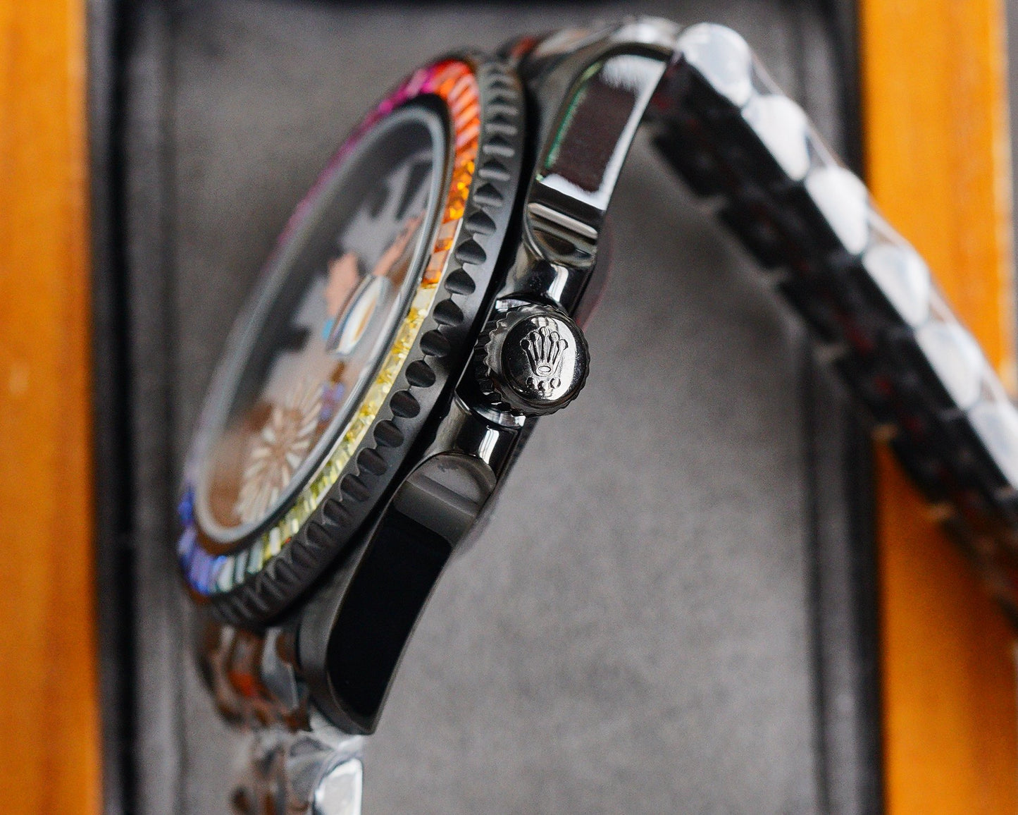 Rolex Yacht-Master – Rainbow Bezel Limited 1:1 Replica